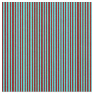 Türkis- und Maroon-Muster Stoff