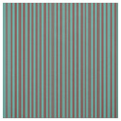 Türkis- und Maroonfarbene Streifen/Linienmuster Stoff (Muster)
