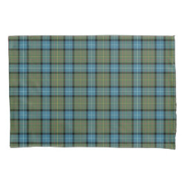 Türkis und Moss Green Kariert California Tartan Kissenbezug