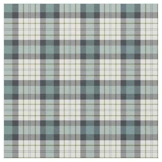 Türkis und Navy Blau Rustikale Kariert Stoff (Nahaufnahme)