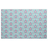 Türkis und Rosa Ikat Paisley Stoff (Fat Quarter (45,7 x 55,9 cm))