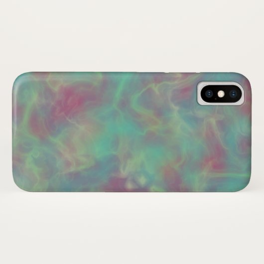 Türkis und rosa Marmor Case-Mate iPhone Hülle (Rückseite (Horizontal))