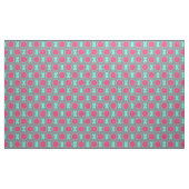 Türkis und rosa Medaillon-Muster-Gewebe Stoff (Yard (91,4 cm))