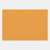 Türkis und Rost Fall Wasserfarben handbemalt Geschenkpapier Set (Vorderseite 3)