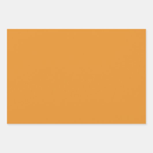 Türkis und Rost Fall Wasserfarben handbemalt Geschenkpapier Set (Vorderseite 3)