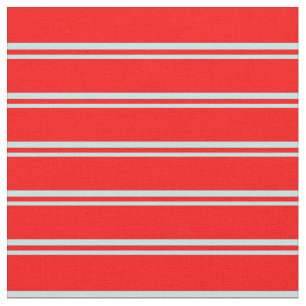 Türkis- und Rote Linien/Streifen-Muster Stoff