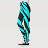 Türkis und Schwarz Leggings (Links)