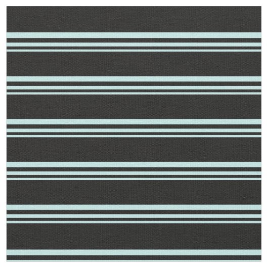 Türkis- und Schwarz-Streifen-Muster Stoff (Nahaufnahme)