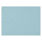 Türkis und Weiß Gingham Tischdecke (Vorderseite (Horizontal))