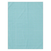 Türkis und weißer Gingham Tischdecke (Vorderseite)