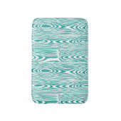 Türkis- und Weißholzreife Badematte (Vorderseite Vertikal)