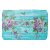 Türkis Vintag Badematte (Vorderseite)