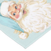 Türkis Vintager Viktorianischer Weihnachtsmann Sha Kurzer Tischläufer (Ecke)