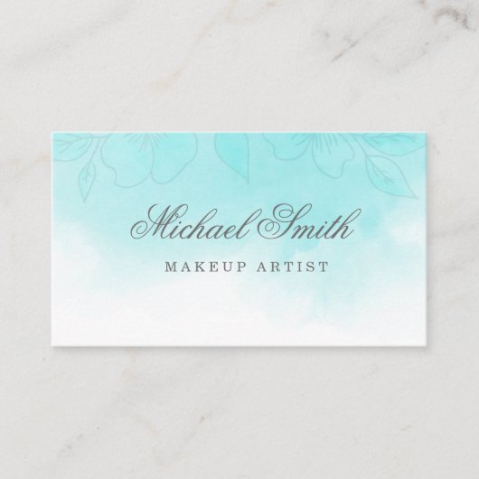 Türkis Visitenkarte (Vorderseite)