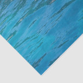 Türkis-Wasser-Seidenpapier Seidenpapier (Ausschnitt)