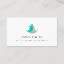 Türkis Wasserfarbentherapeut Zen-Massage