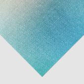 Türkis White Aqua Blue Starfish Beach Hochzeit Seidenpapier (Detail)