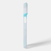 Türkis Winter Mulberry Papier-Mâché Beautiful Case-Mate iPhone Hülle (Rückseite / Rechts)