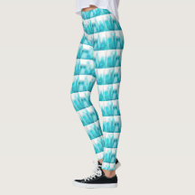 Türkis Yoga-Hosen Leggings