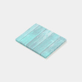 Türkis-Zaun Post-it Klebezettel (angewinkelt)