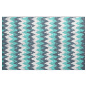 Türkis Zickzack Stoff (Fat Quarter (45,7 x 55,9 cm))