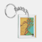 Türkisapostel Schlüsselring (Vorderseite links)