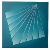 Türkisbänder Fliese (Vorderseite)