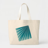 Türkisbänder Jumbo Stoffbeutel (Vorne)