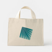 Türkisbänder Mini Stoffbeutel (Rückseite)