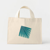 Türkisbänder Mini Stoffbeutel (Vorne)