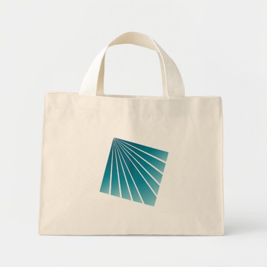 Türkisbänder Mini Stoffbeutel (Vorne)