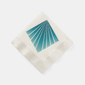 Türkisbänder Serviette (Ecke)