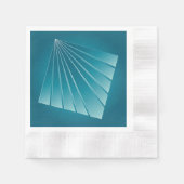 Türkisbänder Serviette (Vorderseite)