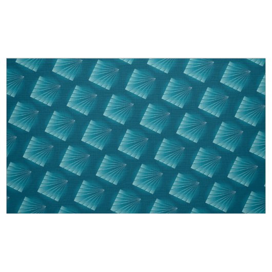 Türkisbänder Stoff (Fat Quarter (45,7 x 55,9 cm))