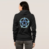 Türkisbläschen: Pentagram Essence Hoodie (Schwarz voll)