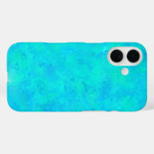 Türkisblau Abstraktes Muster Case-Mate iPhone Hülle (Rückseite (Horizontal))