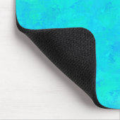 Türkisblau Abstraktes Muster Mousepad (Ecke)