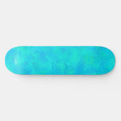 Türkisblau Abstraktes Muster Skateboard (Horizontal)