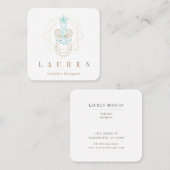 Türkisblau an der Küste - Visitenkarte (Vorne/Hinten)