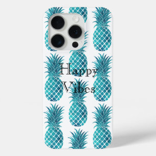Türkisblau Aqua Tropische Ananas Case-Mate iPhone Hülle