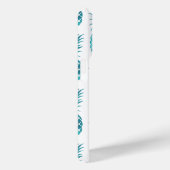 Türkisblau Aqua Tropische Ananas Case-Mate iPhone Hülle (Rückseite / Rechts)