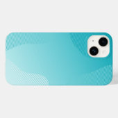 Türkisblau Case-Mate iPhone Hülle (Rückseite (Horizontal))
