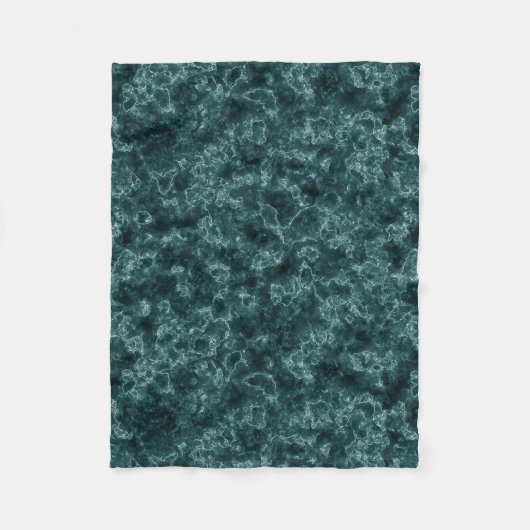 Türkisblau Fleecedecke (Vorderseite)