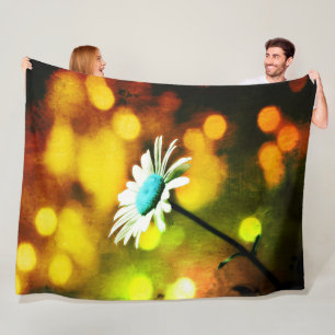 Türkisblau Fleecedecke