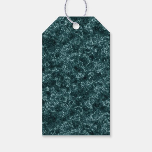 Türkisblau Geschenkanhänger (Vorderseite)