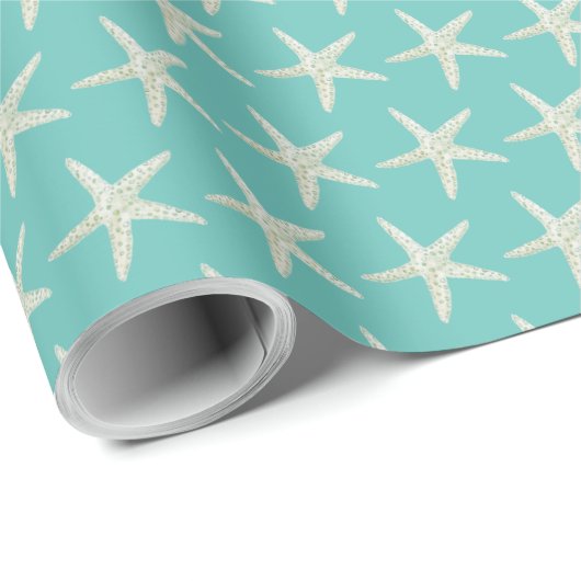 Türkisblau Geschenkpapier (Rolleneckpunkt)