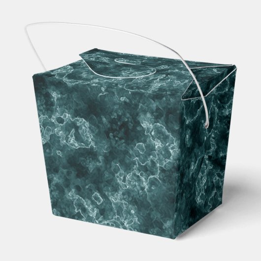 Türkisblau Geschenkschachtel (Rückseite)