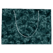 Türkisblau Große Geschenktüte (Rückseite)