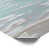 Türkisblau Himmelssee Poster (Ecke)