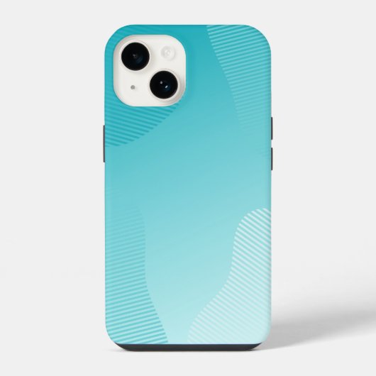 Türkisblau iPhone hülle (Rückseite)